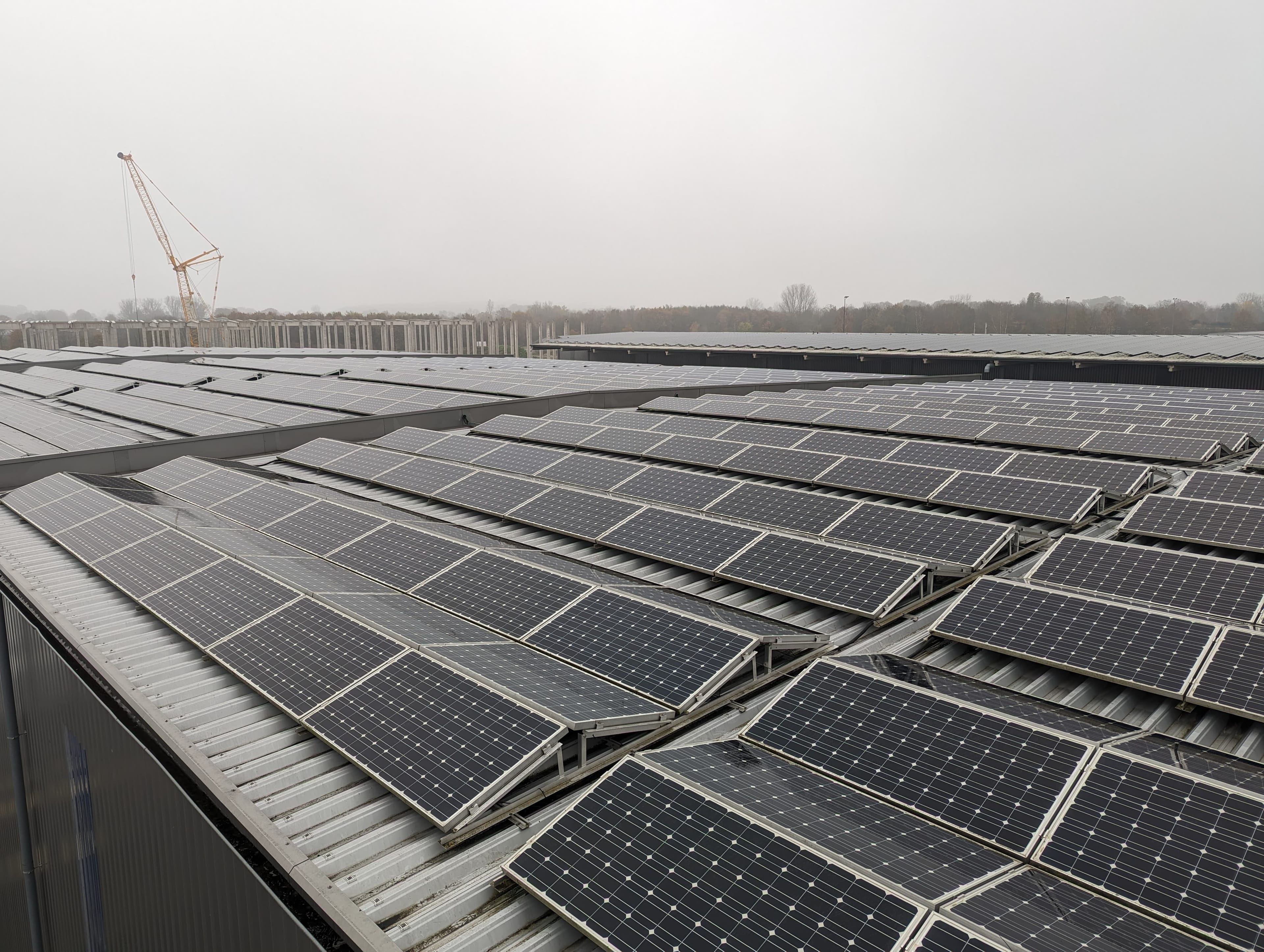 Vorher-Nachher Vergleich einer Gewerbe PV-Anlage – Nachher